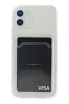 Apple iPhone 12 Kılıf Kart Şeffaf Silikon - Şeffaf