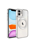 Apple iPhone 12 Kılıf Kross Magneticsafe Kapak - Gümüş