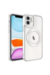 Apple iPhone 12 Kılıf Kross Magneticsafe Kapak - Titan Gri