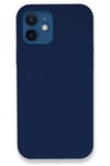Apple iPhone 12 Kılıf Lansman Legant Silikon - Lacivert