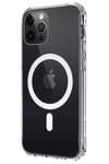 Apple iPhone 12 Kılıf Magneticsafe Şeffaf Silikon - Şeffaf