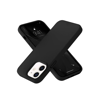 Apple iPhone 12 Kılıf Nano içi Kadife Silikon- Siyah