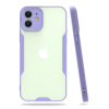 Apple iPhone 12 Kılıf Platin Silikon - Lila