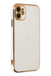 Apple iPhone 12 Kılıf Volet Silikon - Beyaz