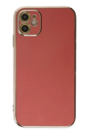 Apple iPhone 12 Kılıf Volet Silikon - Kırmızı