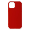 Apple iPhone 12 Mini Kılıf First Silikon - Koyu Kırmızı