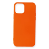 Apple iPhone 12 Mini Kılıf First Silikon - Turuncu