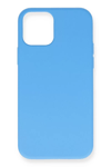 Apple iPhone 12 Mini Kılıf Nano içi Kadife Silikon - Mavi