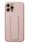 Apple iPhone 12 Pro Kılıf Coco Deri Standlı Kapak - Pembe