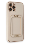 Apple iPhone 12 Pro Kılıf Coco Elit Kapak - Gold