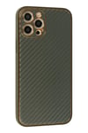 Apple iPhone 12 Pro Kılıf Coco Karbon Silikon - Füme