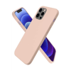Apple iPhone 12 Pro Kılıf First Silikon - Pudra