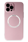 Apple iPhone 12 Pro Kılıf Jack Magneticsafe Lens Silikon - Rose Gold