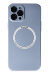 Apple iPhone 12 Pro Kılıf Jack Magneticsafe Lens Silikon - Sierra Blue