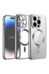 Apple iPhone 12 Pro Kılıf Kross Magneticsafe Kapak - Titan Gri