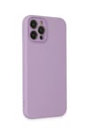 Apple iPhone 12 Pro Kılıf Lansman Glass Kapak - Lila