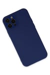 Apple iPhone 12 Pro Kılıf Lansman Glass Kapak - Sky Blue