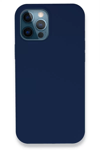Apple iPhone 12 Pro Kılıf Lansman Legant Silikon - Lacivert