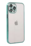 Apple iPhone 12 Pro Kılıf Lensli Silikon - Yeşil