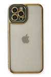 Apple iPhone 12 Pro Kılıf Liva Lens Silikon - Yeşil
