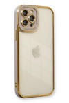 Apple iPhone 12 Pro Kılıf Liva Lens Silikon - Lila