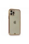 Apple iPhone 12 Pro Kılıf Liva Taşlı Silikon - Pembe