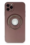 Apple iPhone 12 Pro Kılıf Lukka Magneticsafe Kapak - Kahverengi