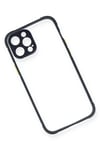 Apple iPhone 12 Pro Kılıf Miami Şeffaf Silikon - Lacivert