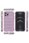 Apple iPhone 12 Pro Kılıf Optimum Silikon - Mor