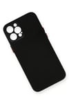 Apple iPhone 12 Pro Kılıf PP Ultra İnce Kapak - Siyah