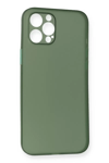 Apple iPhone 12 Pro Kılıf PP Ultra İnce Kapak - Yeşil