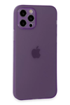 Apple iPhone 12 Pro Kılıf Puma Silikon - Koyu Mor
