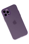 Apple iPhone 12 Pro Kılıf Puma Silikon - Koyu Mor