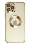 Apple iPhone 12 Pro Kılıf Slot Silikon - Gold