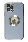Apple iPhone 12 Pro Kılıf Store Silikon - Sierra Blue