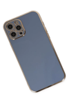 Apple iPhone 12 Pro Kılıf Volet Silikon - Mavi