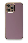 Apple iPhone 12 Pro Kılıf Volet Silikon - Mor