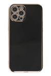 Apple iPhone 12 Pro Kılıf Volet Silikon - Siyah
