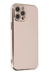 Apple iPhone 12 Pro Kılıf Volet Silikon - Pembe