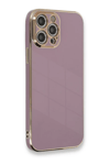 Apple iPhone 12 Pro Kılıf Volet Silikon - Mor