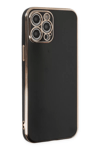 Apple iPhone 12 Pro Kılıf Volet Silikon - Siyah