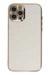 Apple iPhone 12 Pro Kılıf Volet Silikon - Beyaz