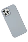 Apple iPhone 12 Pro Max Kılıf Asya Deri Silikon - Sierra Blue