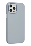 Apple iPhone 12 Pro Max Kılıf Asya Deri Silikon - Sierra Blue
