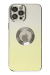 Apple iPhone 12 Pro Max Kılıf Best Silikon - Sarı
