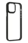 Apple iPhone 12 Pro Max Kılıf Dora Kapak - Siyah