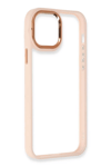 Apple iPhone 12 Pro Max Kılıf Dora Kapak - Pudra