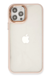 Apple iPhone 12 Pro Max Kılıf Dora Kapak - Pudra
