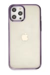 Apple iPhone 12 Pro Max Kılıf Element Silikon - Mor
