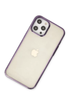 Apple iPhone 12 Pro Max Kılıf Element Silikon - Mor